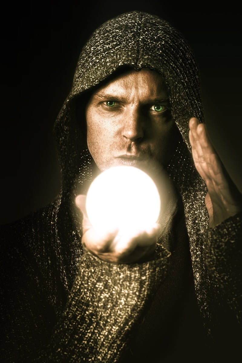 Wizard with a wand
